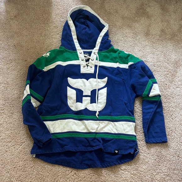 47 Other - 47 Brand Blue and Green Whalers Hockey Hoodie